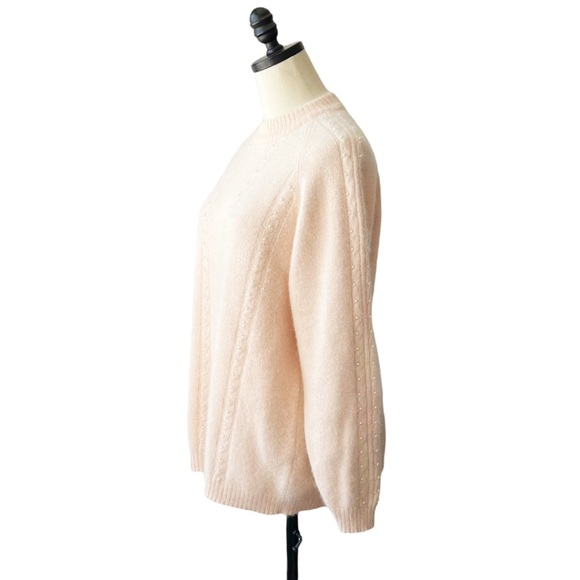 Styled by Yorn Vintage Angora Pearl Sweater | LARGE - Picture 3 of 9